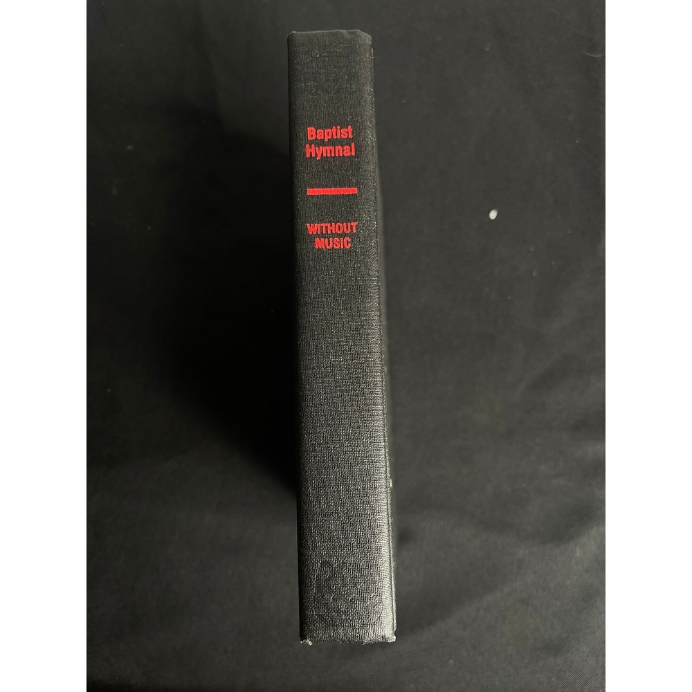 Vintage 1920 The Baptist Hymnal Judson Press Hardcover Without Music Black